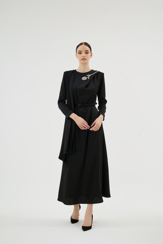  - MİNZE SİYAH ELBİSE