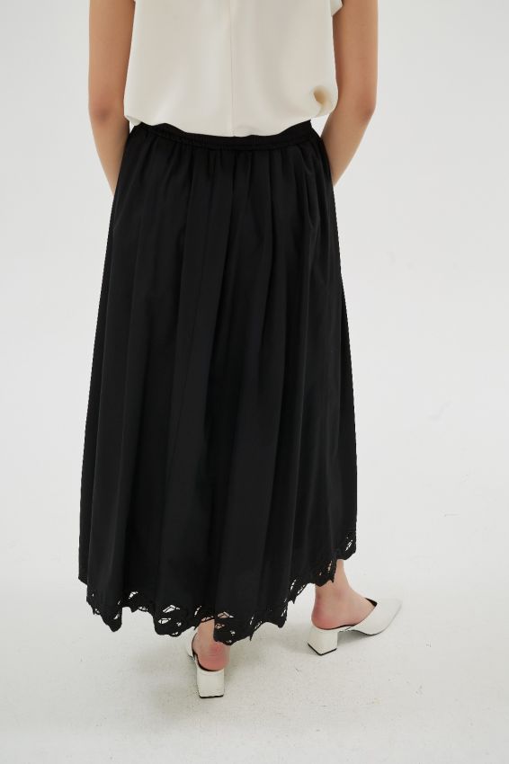 MISTY ROSE SİYAH ETEK