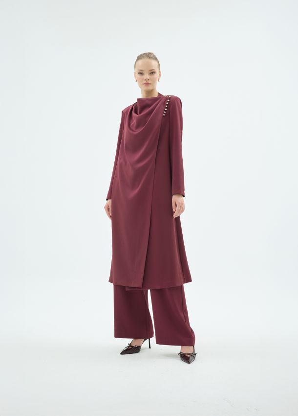 Senna - NATALI CEKET PANTOLON TAKIM BORDO (1)