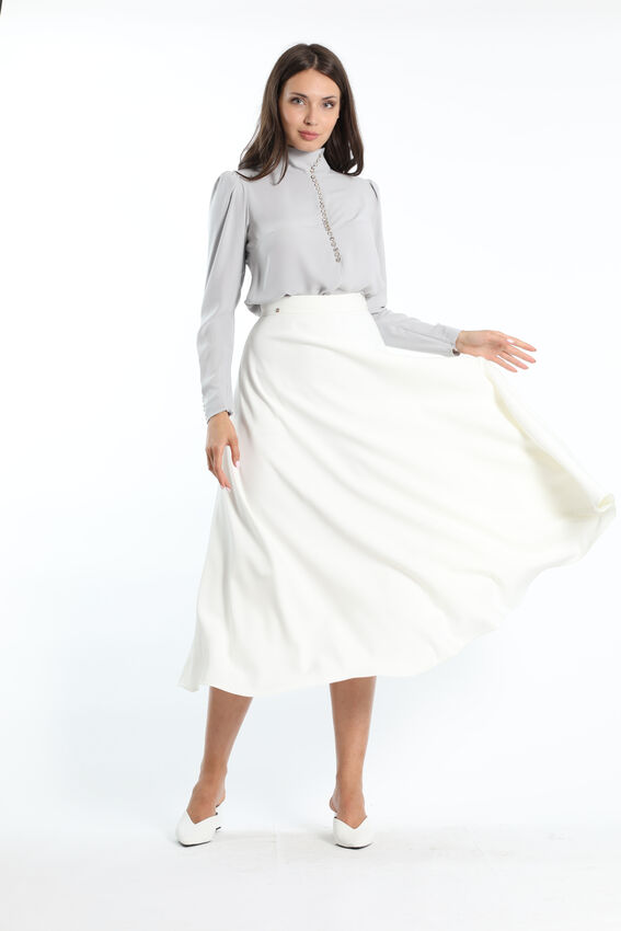 AMOUR BLOUSE GRİ