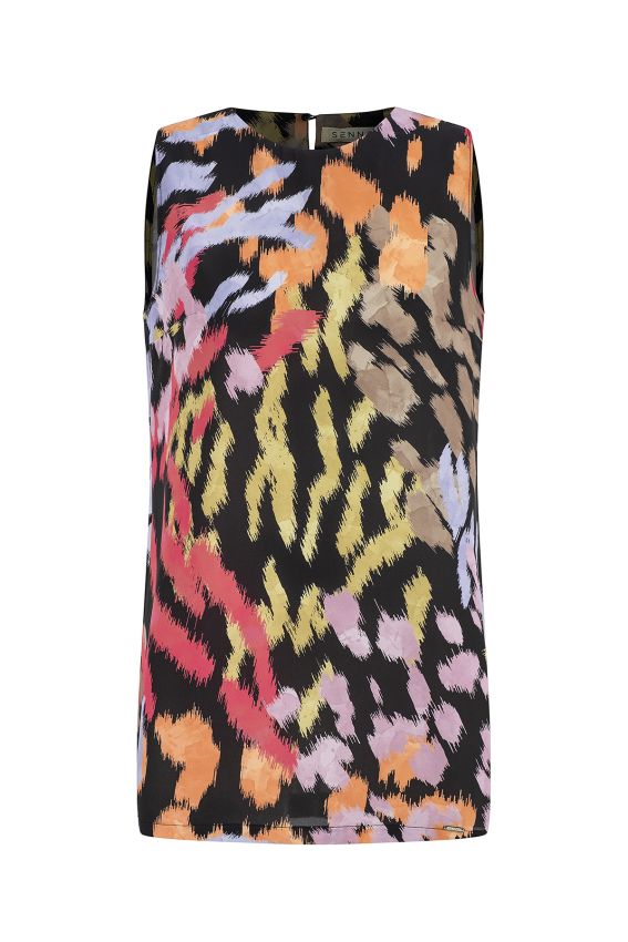 Senna - NICITA KOLSUZ SİYAH BLUZ