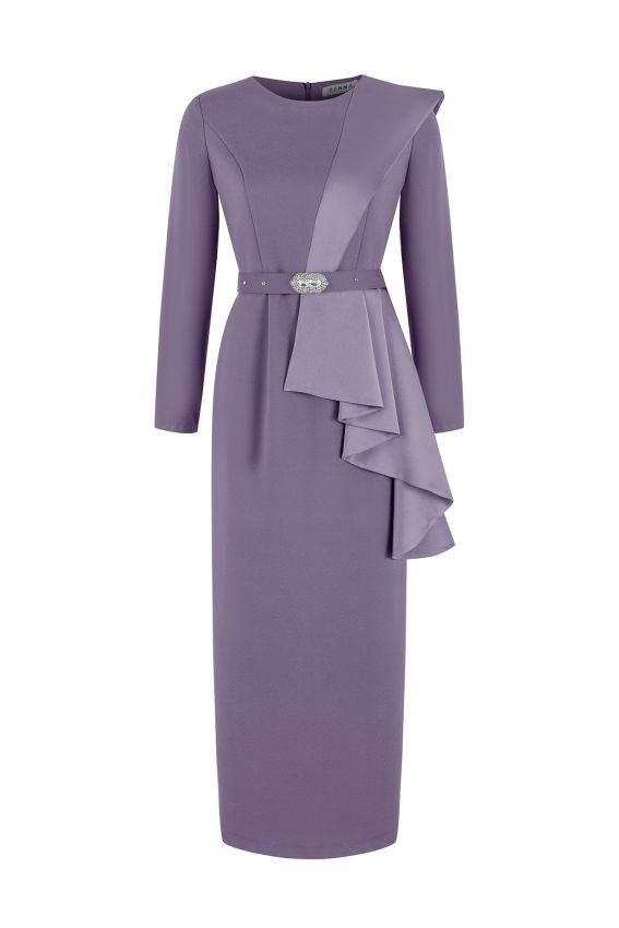 OLİVER ELBİSE PLUM