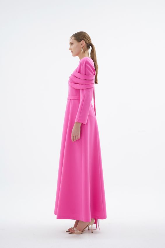 OPIA ELBİSE PEMBE