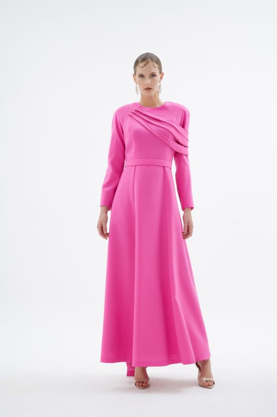 OPIA ELBİSE PEMBE