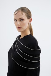 OPIA ELBİSE SİYAH - Thumbnail