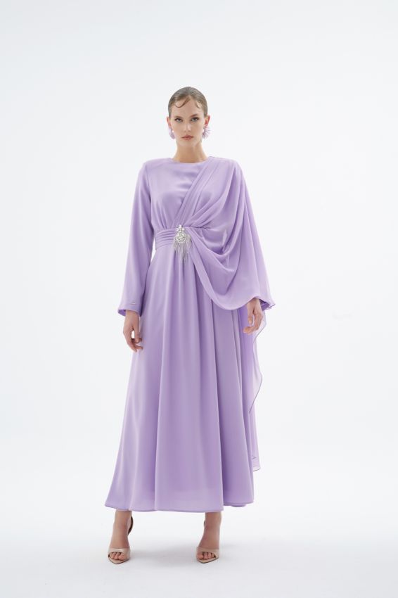  - ORIENT LİLA ELBİSE