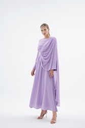 ORIENT LİLA ELBİSE - Thumbnail
