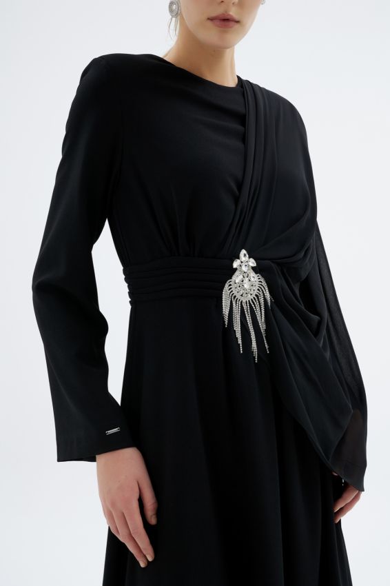 ORIENT SİYAH ELBİSE