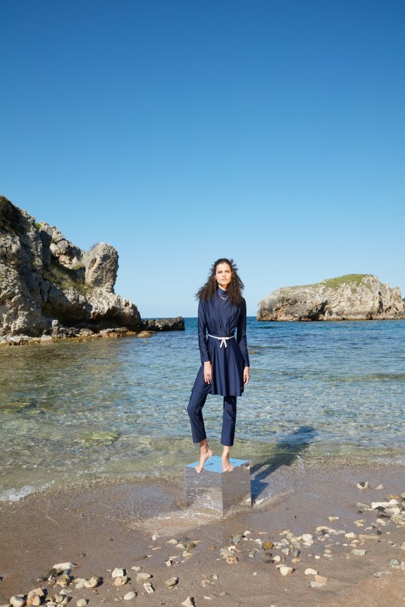 ORNELLA LACİVERT SWIMWEAR