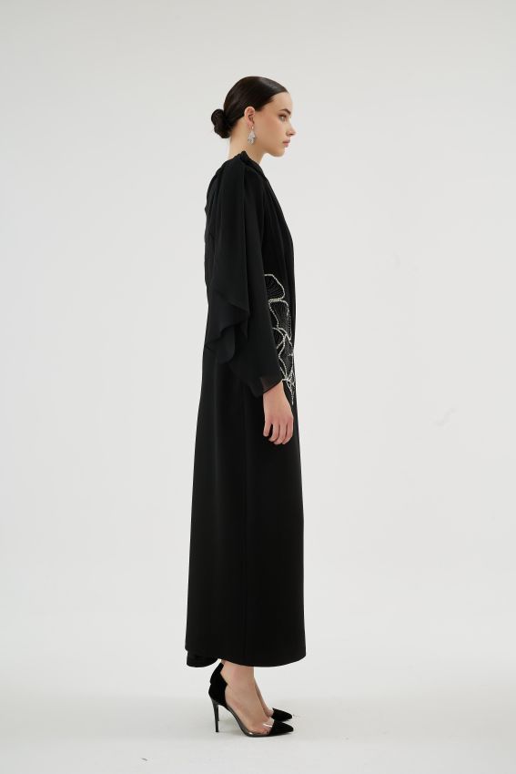 PEONY SİYAH ELBİSE