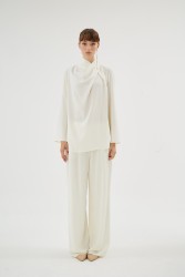 QUARTZ BLUZ EKRU - Thumbnail