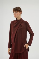 QUARTZ PANTOLON BORDO - Thumbnail