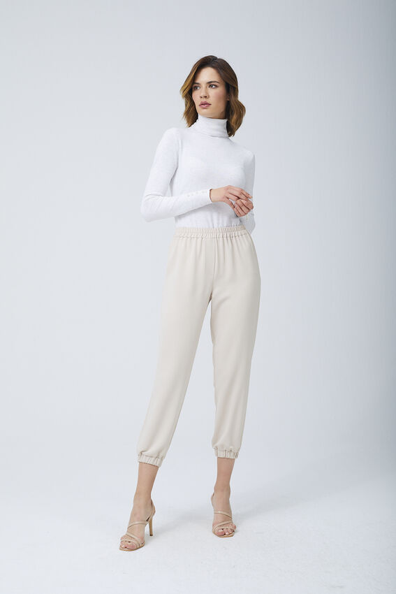 Senna - RELAX EKRU PANTOLON