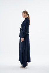 RIFLESSO LACİVERT CAPE - Thumbnail