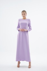 RIFLESSO LİLA ELBİSE - Thumbnail