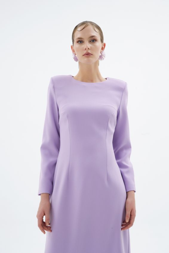 RIFLESSO LİLA ELBİSE
