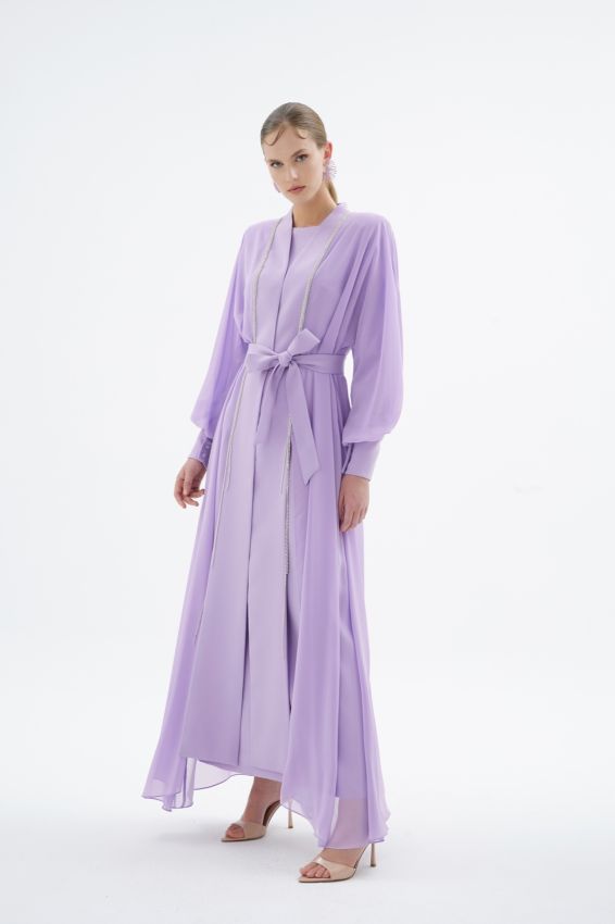 RIFLESSO LİLA ELBİSE