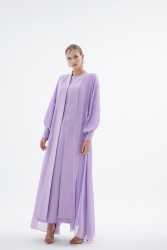 RIFLESSO LİLA ELBİSE - Thumbnail