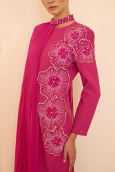 ROSALIN ELBİSE FUŞYA - Thumbnail