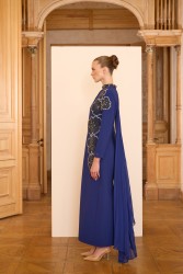 ROSALIN ELBİSE LACİVERT - Thumbnail