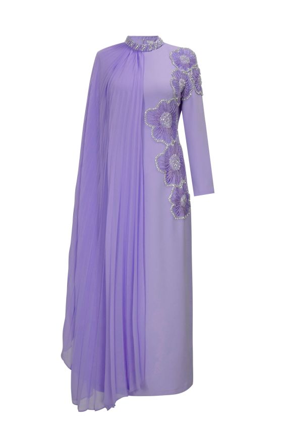 ROSALIN ELBİSE LİLA