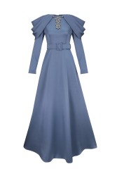 ROSEMARY DRESS MAVİ - Thumbnail