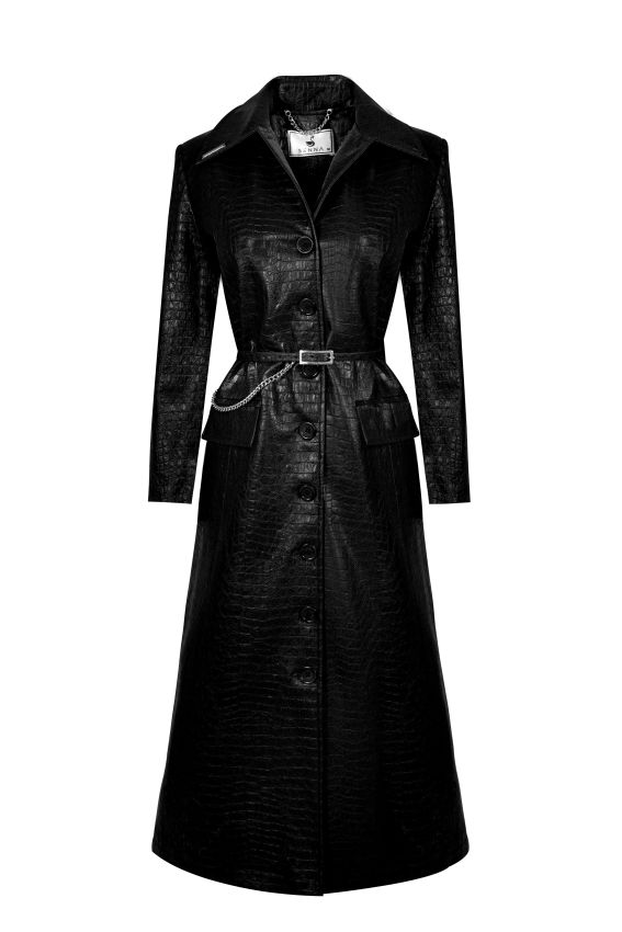 Senna - SEMOLINA SİYAH TRENCH