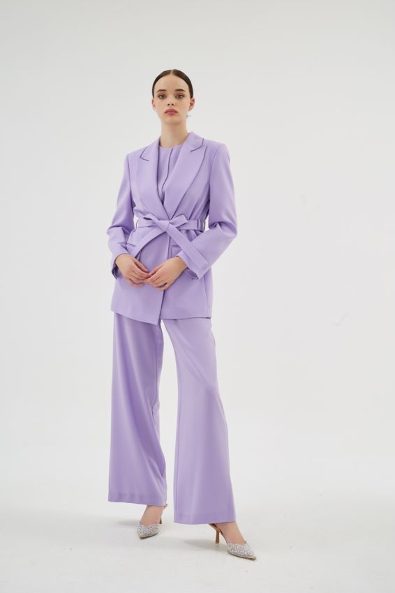 SENNA BOL PANTOLON LİLA