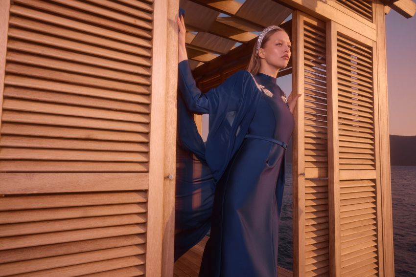 SHOSAN LACİVERT ELBİSE SHOSAN LACİVERT ELBİSE