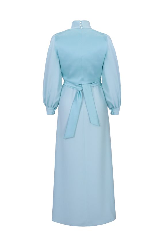 SPARKLE DRESS AQUA