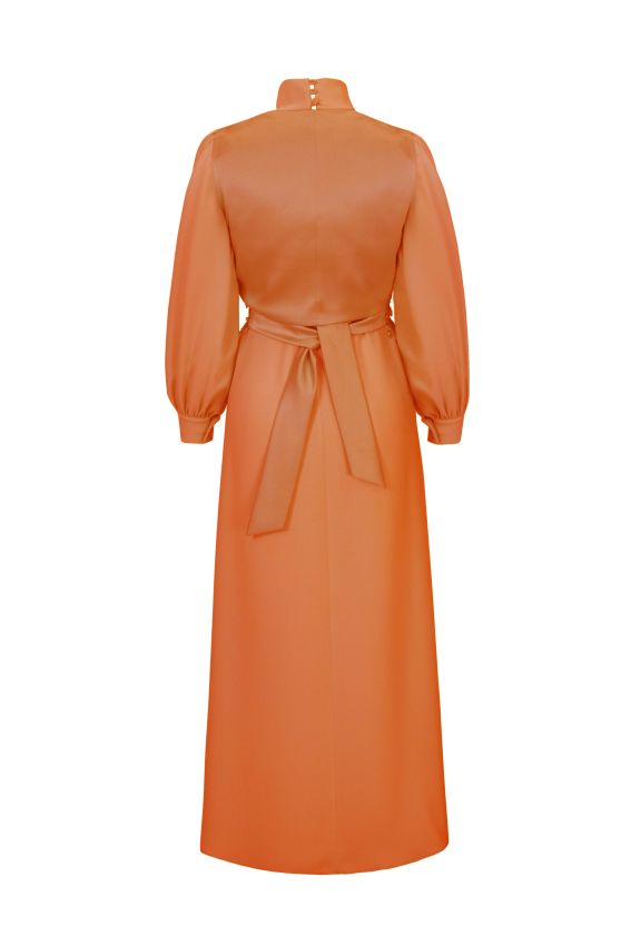 Senna - SPARKLE DRESS TURUNCU (1)