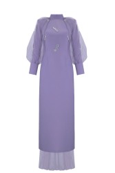 VANESSA ELBİSE LILA - Thumbnail