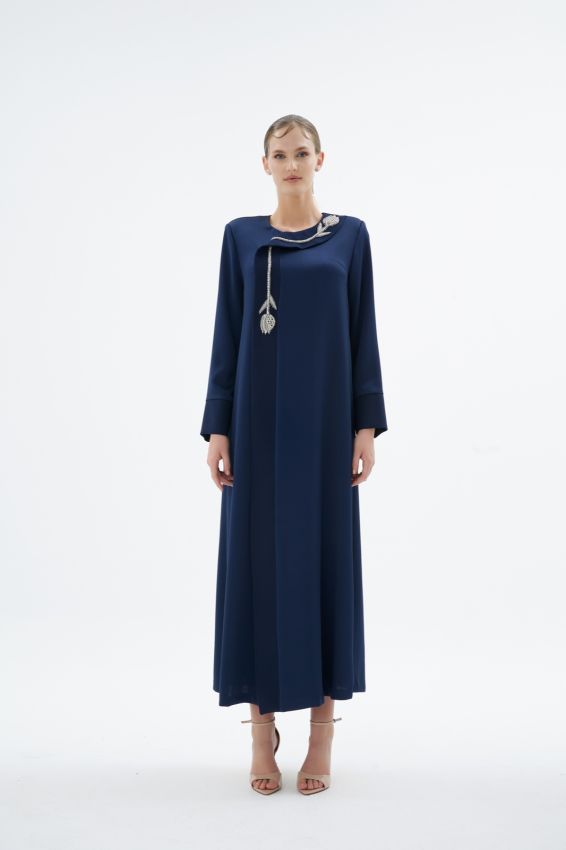 VERA ABAYA LACİVERT