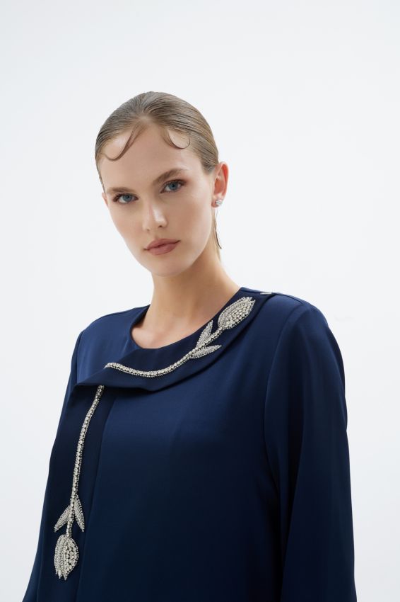 VERA ABAYA LACİVERT