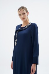 VERA ABAYA LACİVERT - Thumbnail