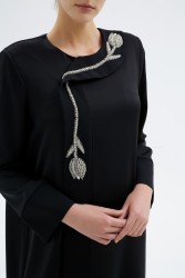VERA ABAYA SİYAH - Thumbnail