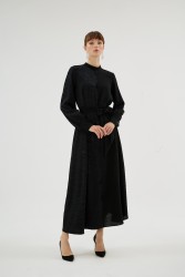 VIENTO SİYAH ELBİSE - Thumbnail