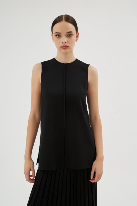  - VIOLETTA SİYAH BLUZ