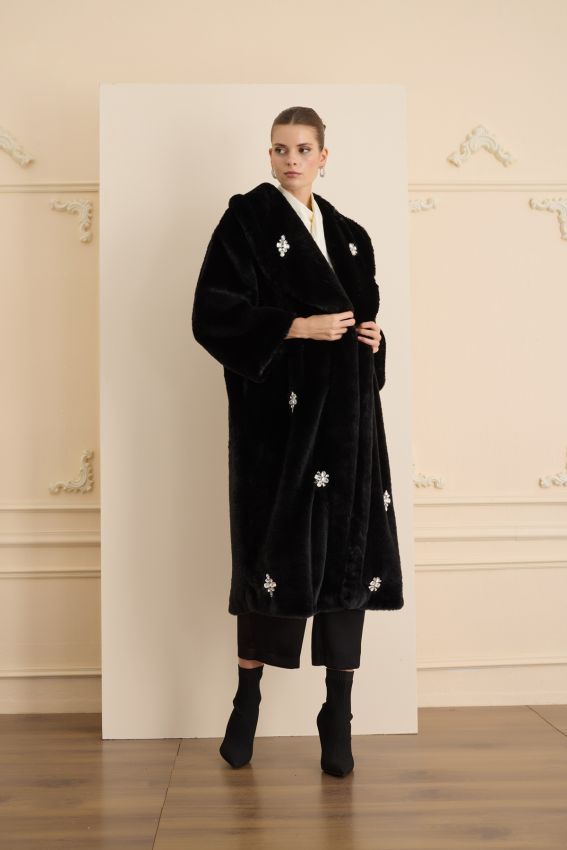VIONA COAT SİYAH