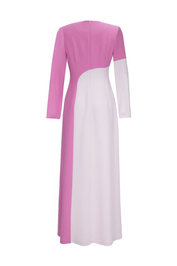 Senna - VIVIANE PEMBE ELBİSE (1)