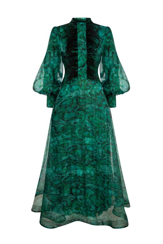 Senna - ZENDAYA ELBİSE YEŞİL