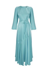 ZOE DRESS AQUA - Thumbnail